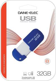 img 1 attached to 💧 Dane-Elec 32GB Aqua Capless USB 2.0 Pen Drive - Model DA-ZMP-32G-CA-A1-R