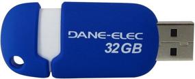 img 2 attached to 💧 Dane-Elec 32GB Aqua Capless USB 2.0 Pen Drive - Model DA-ZMP-32G-CA-A1-R