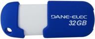 💧 dane-elec 32gb aqua capless usb 2.0 pen drive - model da-zmp-32g-ca-a1-r logo