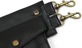 img 2 attached to 🔥 Charmian Steampunk Leather Accessories: Trendy Women's One Size Belts Collection