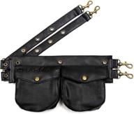 🔥 charmian steampunk leather accessories: trendy women's one size belts collection logo