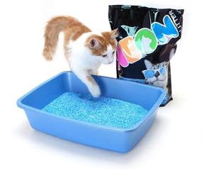 img 1 attached to Neon Clumping Crystal Litter Pound