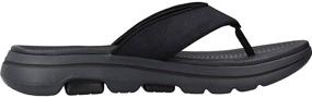 img 1 attached to Skechers 5 Performance Walking Flip Flop Charcoal