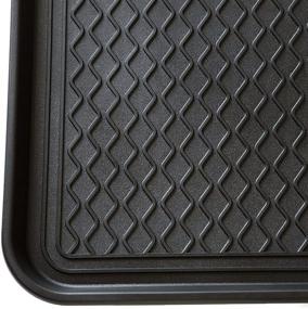 img 1 attached to 👢 Stalwart 75-ST6012: Large All Weather Boot Tray - Water Resistant Mat for Indoor and Outdoor Use in All Seasons (Black)