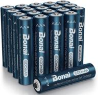 🔋 bonai solar aaa rechargeable batteries 1.2v 600mah_20 pack_ triple aaa nimh battery for solar lights - anti-leak solar garden lights solution logo