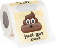 🚽 hilarious white elephant gift idea: funny novelty toilet paper - perfect for christmas present or gag gift logo