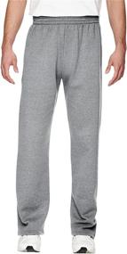 img 1 attached to Fruit Loom Pocketed Open Bottom Sweatpants Sports & Fitness for Running