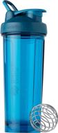 🌊 32-ounce ocean blue blenderbottle shaker bottle – ideal for protein shakes and pre workout, pro series логотип