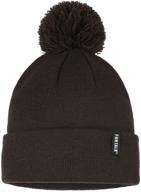 furtalk toddler winter hat: stylish pom pom beanie for boys and girls - double layer knit winter pom hats for kids logo