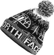 🧣 the north face fair isle beanie: stylish and cozy winter headgear logo