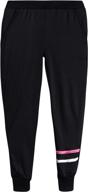 yummy butter-soft-touch athletic jogger sweatpants for girls logo