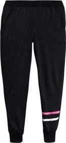img 4 attached to Yummy Butter-Soft-Touch Athletic Jogger Sweatpants for Girls