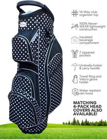 img 3 attached to 🏌️ Experience Luxury on the Green with Taboo Fashions Monaco Premium Lightweight Women's Golf Bag