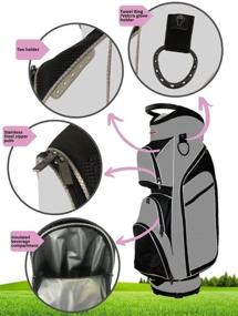 img 1 attached to 🏌️ Experience Luxury on the Green with Taboo Fashions Monaco Premium Lightweight Women's Golf Bag