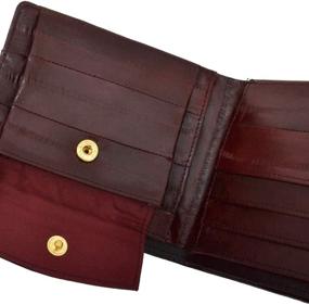 img 1 attached to Vidlea Genuine Wallet Bifold Burgundy Women's Handbags & Wallets in Wallets