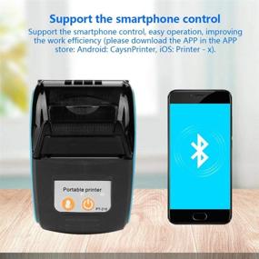 img 1 attached to 🖨️ Compact and Convenient: Bluetooth Thermal Printer for Wireless Printing On-the-Go