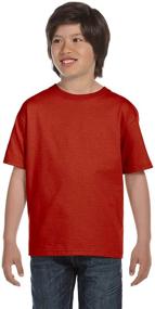 img 3 attached to 👕 Hanes Boys 6.1 oz. Beefy-T (5380): Durable and comfortable t-shirt for boys