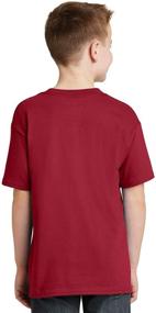 img 1 attached to 👕 Hanes Boys 6.1 oz. Beefy-T (5380): Durable and comfortable t-shirt for boys