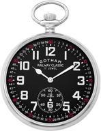 gwc14103sb gotham mechanical railroad watch in silver tone for enhanced seo logo