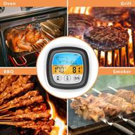 🍖 digital meat thermometer with touch screen lcd display - perfect for cooking, grilling, and smoking logo