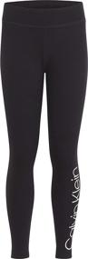 img 2 attached to Stylish and Comfortable: Calvin Klein Girls Performance Leggings for Girls' Clothing