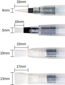 img 2 attached to 🖌️ MEEDEN Watercolor Paint Set: 42 Assorted Colors with Brushes - Ideal Travel Pocket Kit for Beginner Artists, Students & Outdoor Painting
