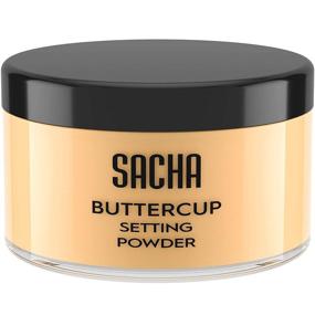 img 4 attached to 🌼 Sacha BUTTERCUP Setting Powder: No Ashy Flashback, Fine Lines & Pores Blurring Face Powder - 1.25 oz.