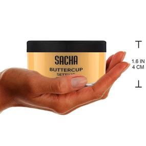 img 1 attached to 🌼 Sacha BUTTERCUP Setting Powder: No Ashy Flashback, Fine Lines & Pores Blurring Face Powder - 1.25 oz.