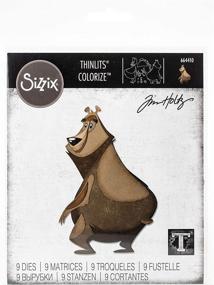 img 4 attached to 🎨 Sizzix Thinlits Die Set, Tim Holtz Colorize Collection, Multicolor