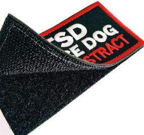 img 2 attached to Service Dog Training Vest/Harness Patch: Do Not Touch - PTSD 2