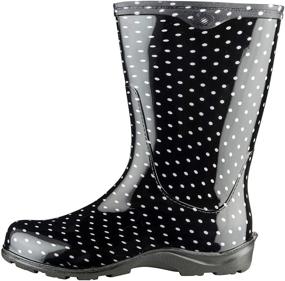 img 3 attached to 👢 Sloggers Women's Waterproof Rain and Garden Boot with Comfort Insole - Black/White Polka Dot - Size 10 - Style 5013BP10