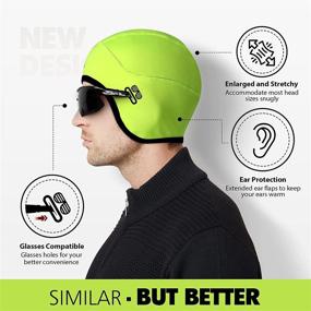img 3 attached to Hikenture Helmet Glasses Thermal Cycling Sports & Fitness