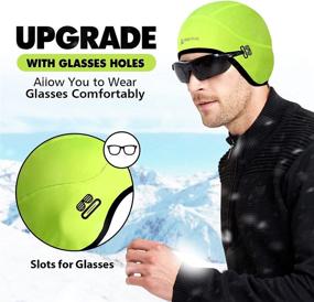 img 2 attached to Hikenture Helmet Glasses Thermal Cycling Sports & Fitness