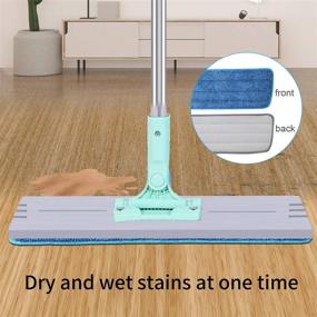 img 3 attached to 6 Pack Microfiber Mop Head Replacement Pads - Ideal for Wet and 🧹 Dry Cleaning, Fits Most Spray and Reveal Mops - Home and Commercial Floor Cleaning Refills