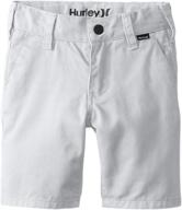 hurley little boys woven shorts boys' clothing logo