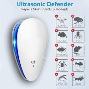 img 3 attached to 🐜 2021 Ultrasonic Pest Repeller (6 Pack) - Electronic Bug Repellent for Ants, Mosquitoes, Mice, Spiders, Roaches, Rats, Fleas, Flies