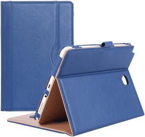 img 4 attached to ProCase Galaxy Tab A 8.0 Case (2015 Old Model) - Standing Cover Folio Case for Galaxy Tab A (8.0 inch, SM-T350 P350) - Navy Blue