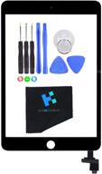 📱 kakusiga ipad mini 3 (3rd generation) touch screen digitizer glass assembly + ic chip, adhesive tape, repair toolkit - black (oem) logo