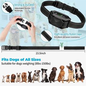 img 1 attached to iTecFreely Bark Collar: Эффективный контроль за лаем для больших, маленьких и средних собак
