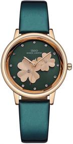 img 4 attached to IBSO Watches Leather Wristwatch 8806L Women's Watches