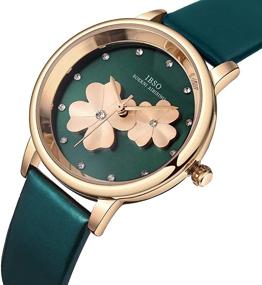 img 2 attached to IBSO Watches Leather Wristwatch 8806L Women's Watches