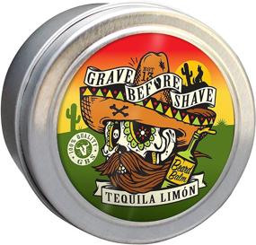 img 1 attached to 🌵 GRAVE BEFORE SHAVE Tequila Limon Blend Beard Balm: The Ultimate Beard Care Solution with a Refreshing Twist