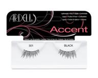 andrea strip lashes, accent lash #301, (61301): усилите свою внешность с впечатляющей точностью. логотип