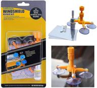 🚗 wizga car windshield repair kit: fast and reliable solution for repairing windshield chips, scratches, and cracks logo