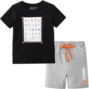 img 4 attached to 👕 BIBNice Toddler Clothes Outfits: Stylish Boys' Clothing Collection