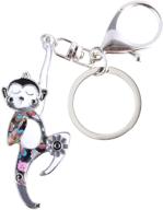 🐵 lovely monkey keychain keyring by luckeyui logo