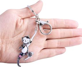 img 2 attached to 🐵 Lovely Monkey Keychain Keyring by Luckeyui