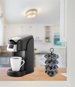 img 1 attached to ☕ K-cup Coffee Capsule Holder Organizer Stand | Holds 36 K-cups | Coffee Pods Storage Carousel