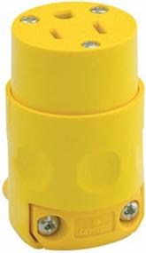 img 1 attached to 🔌 Pack of 10 Leviton 000-515CV Yellow plugs