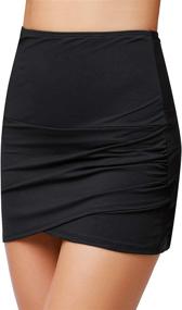 img 1 attached to Stunning LookbookStore High-Waisted Skirted Swimsuit for Women: Perfect Holiday Attire & Beach Cover Ups!